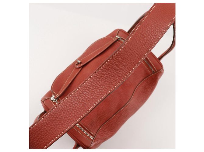 Borsa Lindy Togo 34 di Hermès Arancione - vista 5