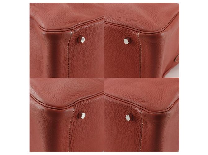Borsa Lindy Togo 34 di Hermès Arancione - vista 6