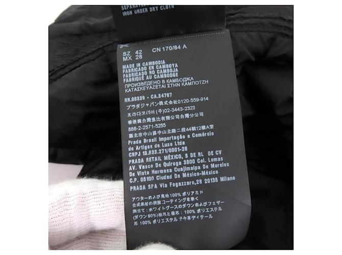 Prada Down jacket Polyamide Down jacket Black - view 11