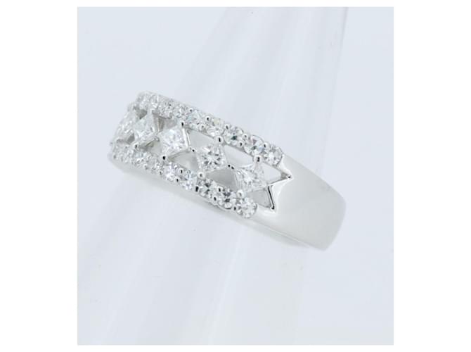 Autre Marque SWA Pt950 Diamantring Silber - Ansicht 3