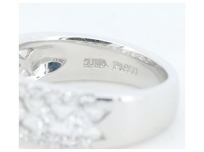 Autre Marque SWA Pt950 Diamantring Silber - Ansicht 4