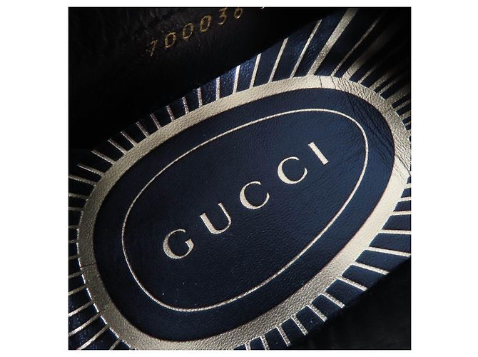 Mocassini in pelle con logo Gucci in metallo Marrone - vista 11