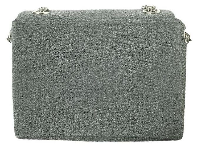 Autre Marque TOFF&LOADSTONE TL-5110 Borsa a Spalla in Pelle Embossata a Lucertola e Maglia Grigio - vista 3
