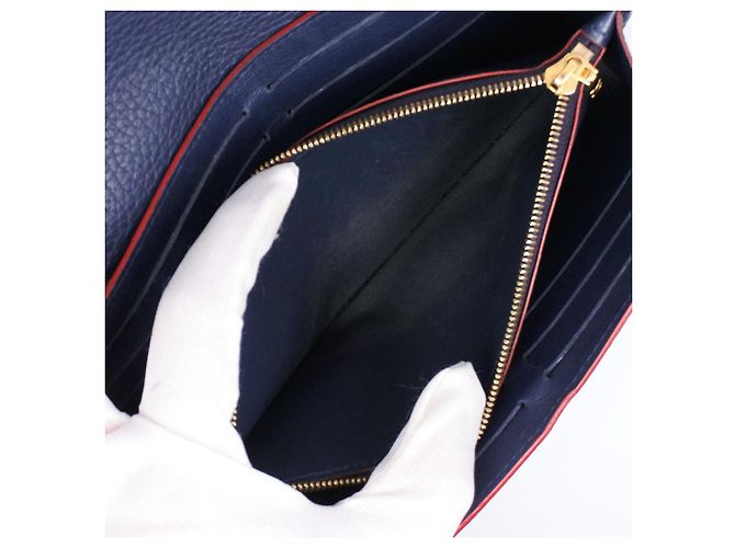 Cartera Larga Capucines Taurillon de Louis Vuitton Azul - vista 6