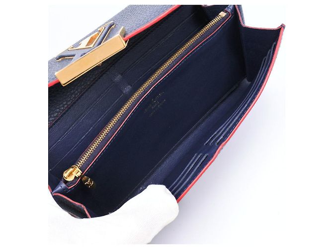 Cartera Larga Capucines Taurillon de Louis Vuitton Azul - vista 7