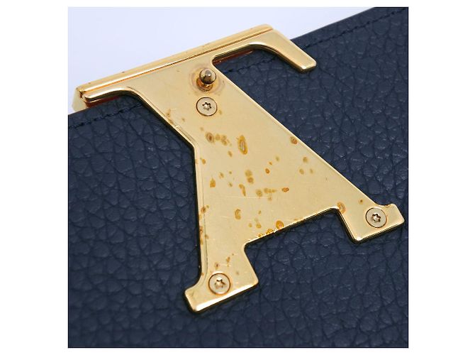 Cartera Larga Capucines Taurillon de Louis Vuitton Azul - vista 9
