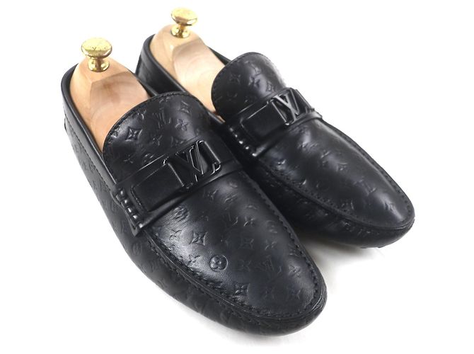 Scarpe da guida Louis Vuitton Mocassini in pelle Nero - vista 2