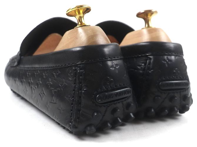Scarpe da guida Louis Vuitton Mocassini in pelle Nero - vista 3