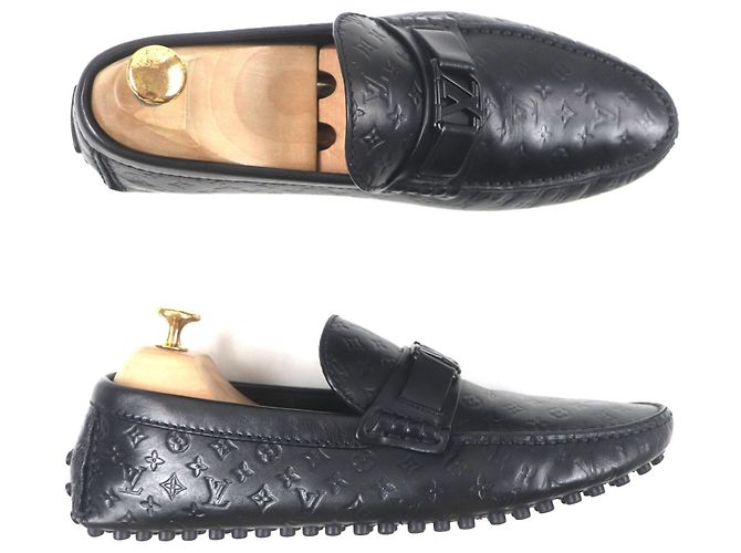 Scarpe da guida Louis Vuitton Mocassini in pelle Nero - vista 5
