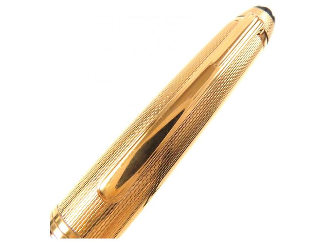 Bolígrafo Montblanc Meisterstück Solitaire Vermeil Cebada Dorado - vista 5