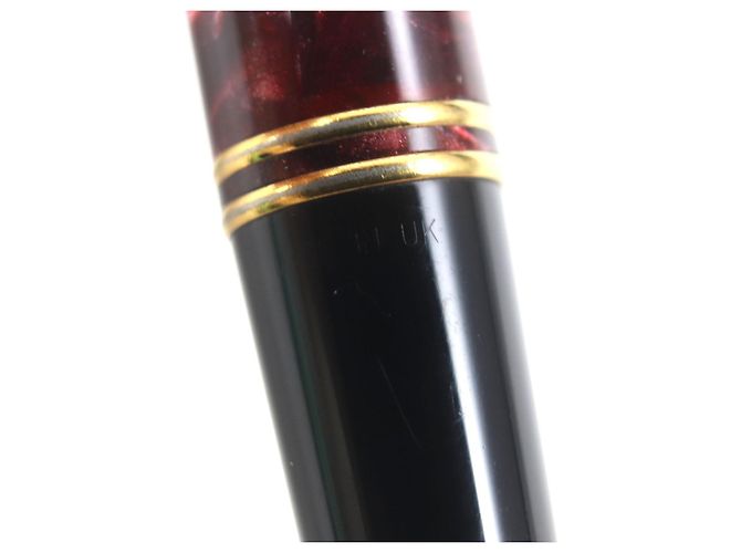 Autre Marque Pluma Parker Duofield Au750 Negro Roja Dorado - vista 8