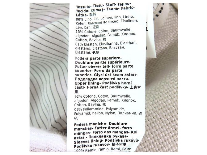 Max Mara Abrigo de lino S MaxMara DISEÑO PARA UNA VIDA FÁCIL Beige - vista 10