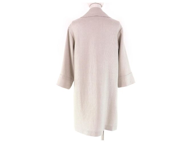 Max Mara Abrigo de lino S MaxMara DISEÑO PARA UNA VIDA FÁCIL Beige - vista 3