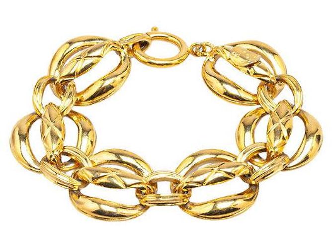 Timeless Bracciale Matelassé Chanel D'oro - vista 2