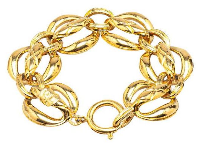Timeless Bracciale Matelassé Chanel D'oro - vista 3