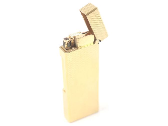 Alfred Dunhill Dunhill Slim Neuer Ovaler Rollerer Golden - Ansicht 4