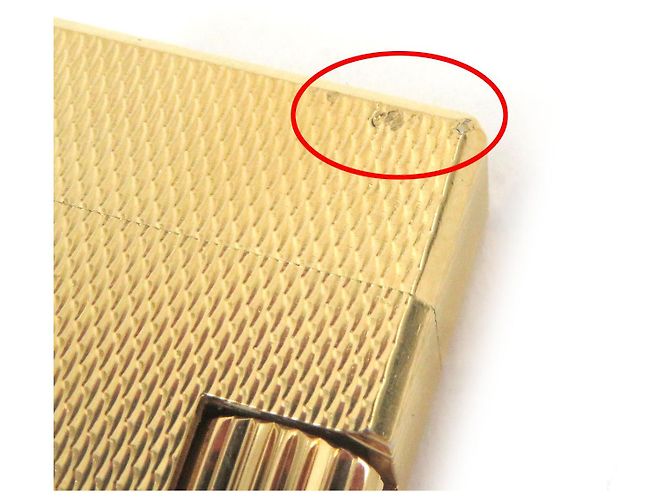 Alfred Dunhill Dunhill Slim Neuer Ovaler Rollerer Golden - Ansicht 6
