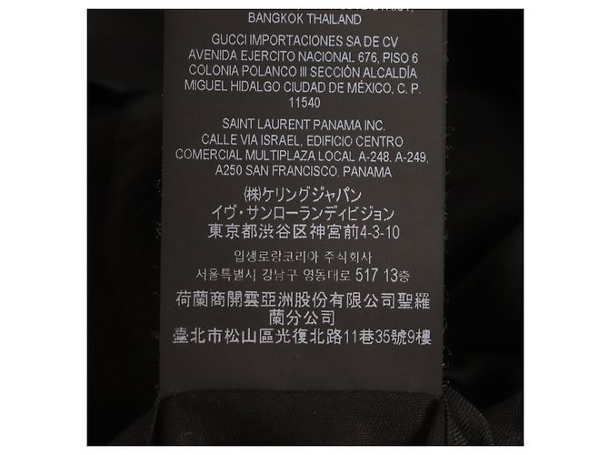 Yves Saint Laurent Maßgeschneiderte Wolljacke von Saint Laurent Paris Schwarz - Ansicht 10