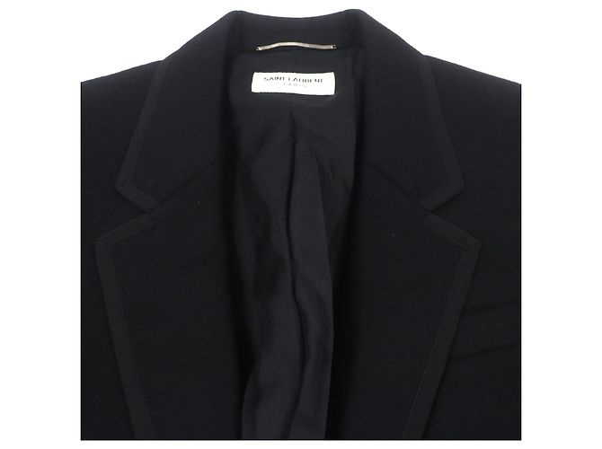 Yves Saint Laurent Maßgeschneiderte Wolljacke von Saint Laurent Paris Schwarz - Ansicht 2