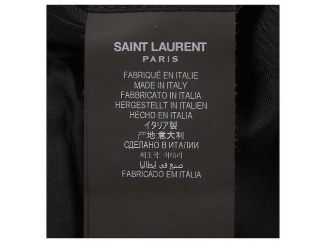 Yves Saint Laurent Maßgeschneiderte Wolljacke von Saint Laurent Paris Schwarz - Ansicht 7