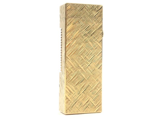 Alfred Dunhill Dunhill Crosscut Lighter Golden - view 2