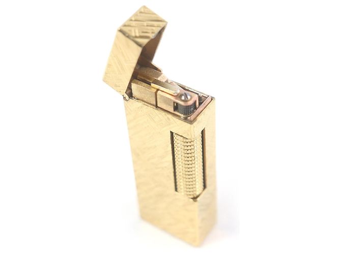 Alfred Dunhill Dunhill Crosscut Lighter Golden - view 3
