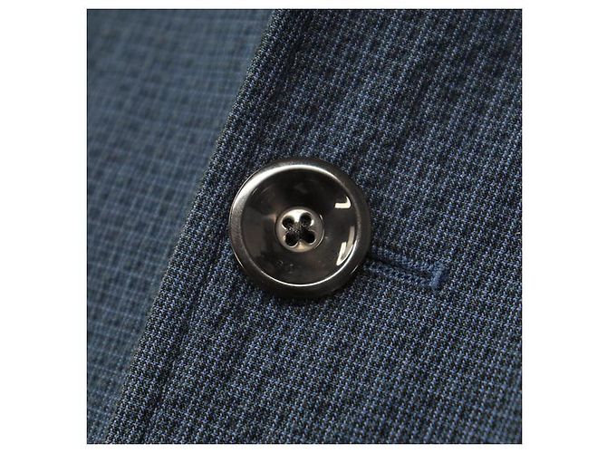 Autre Marque Chaqueta de mezcla de algodón seersucker 2B Boglioli Azul Azul claro - vista 11