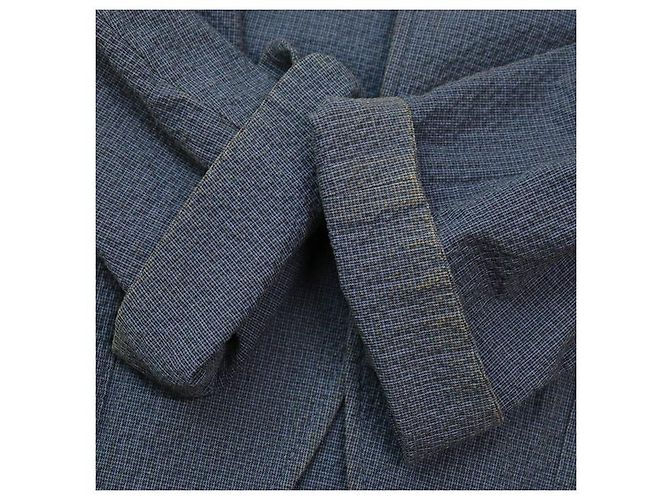 Autre Marque Chaqueta de mezcla de algodón seersucker 2B Boglioli Azul Azul claro - vista 6
