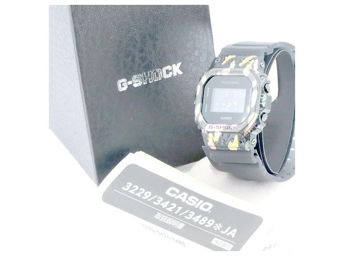 Autre Marque Montre en acier inoxydable Casio G-SHOCK GM-5640GEM Noir - vue 7
