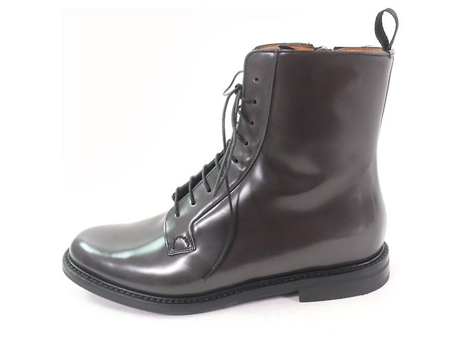 Autre Marque Kurze Lederstiefel Alexandra von Church's Braun Grau - Ansicht 4