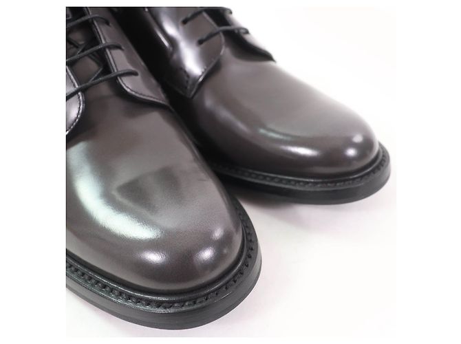 Autre Marque Kurze Lederstiefel Alexandra von Church's Braun Grau - Ansicht 7