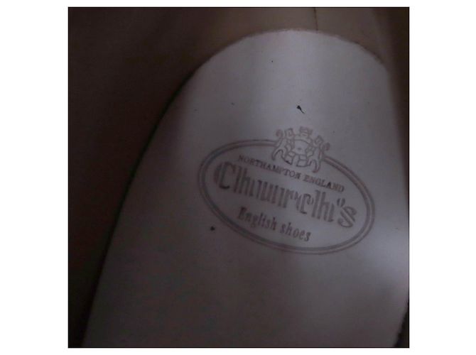 Autre Marque Kurze Lederstiefel Alexandra von Church's Braun Grau - Ansicht 8