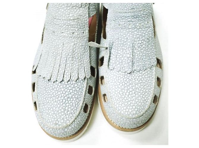 Autre Marque Grenson ETHEL Lederschuhe Blau - Ansicht 5