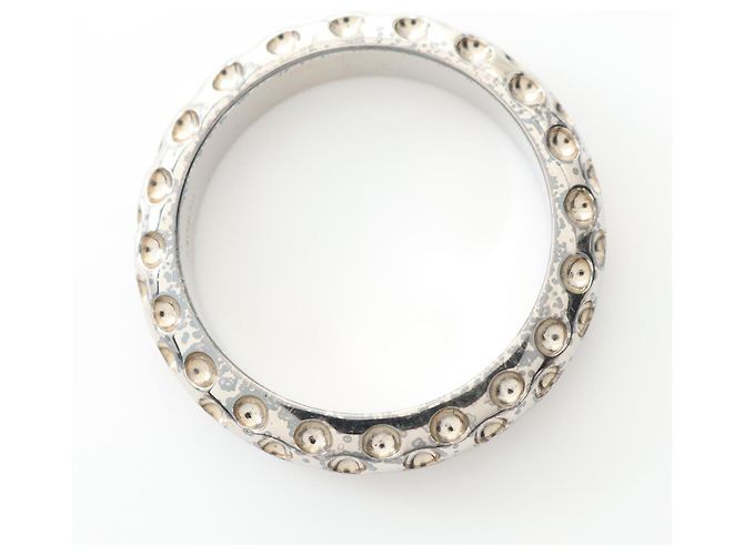 Ring Accessorio Anello Scarf Hermès Dot Argento - vista 4