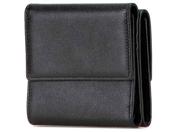 Chanel Coco Button Dreifach-Brieftasche Schwarz - Ansicht 2