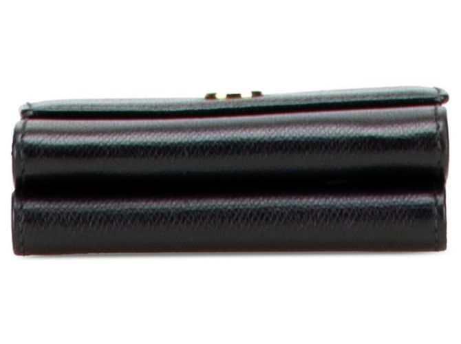 Chanel Coco Button Dreifach-Brieftasche Schwarz - Ansicht 3