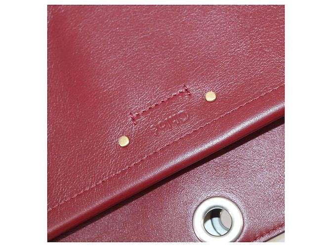 Chloé Borsa a Spalla Chloe Roy in Pelle Piccola Bordò - vista 6