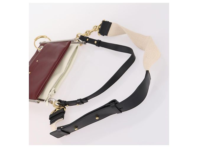 Chloé Borsa a Spalla Chloe Roy in Pelle Piccola Bordò - vista 7