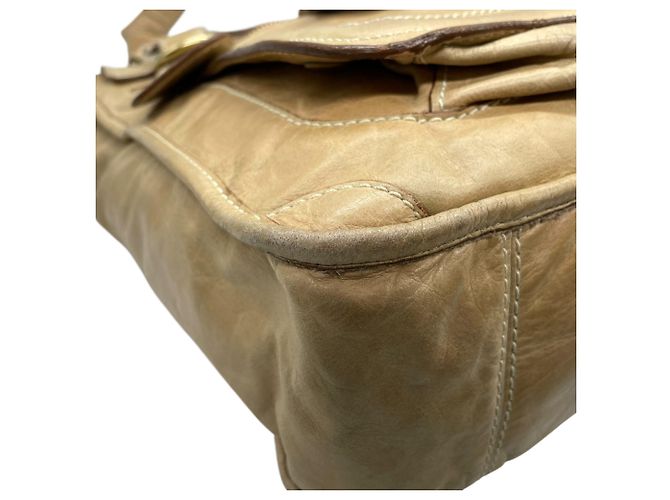 Sac fourre-tout en cuir Chloé Bay - vue 11