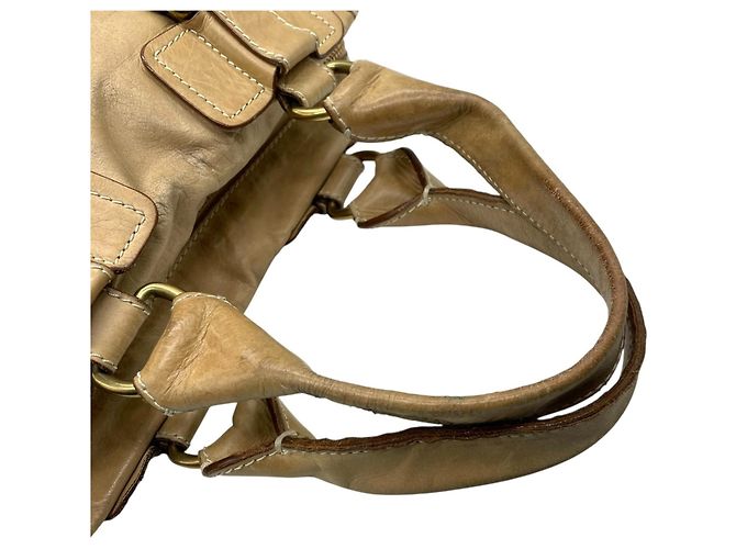 Sac fourre-tout en cuir Chloé Bay - vue 13
