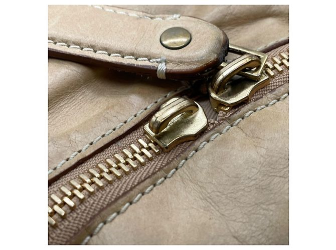 Sac fourre-tout en cuir Chloé Bay - vue 19