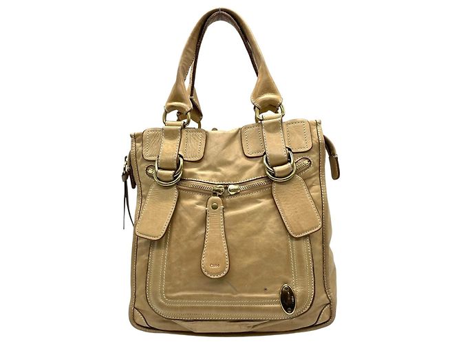 Sac fourre-tout en cuir Chloé Bay - vue 3