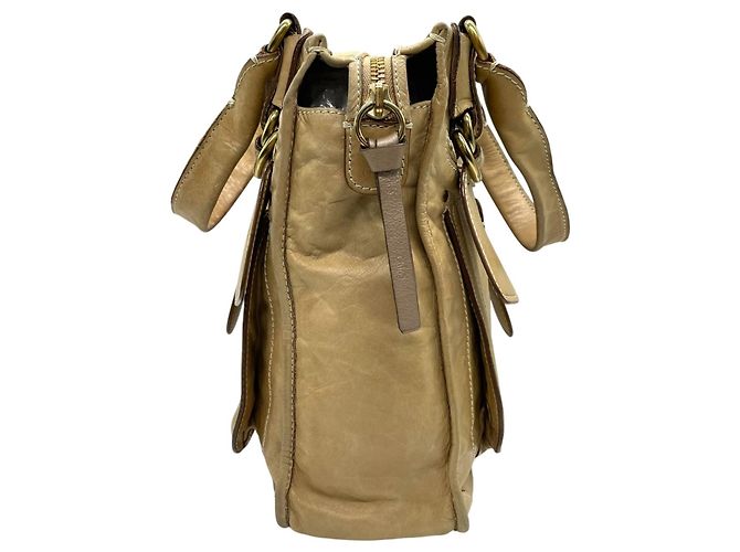 Sac fourre-tout en cuir Chloé Bay - vue 5