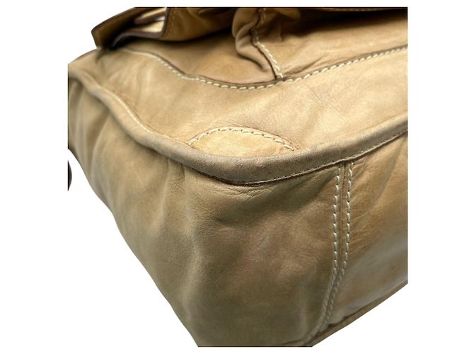 Sac fourre-tout en cuir Chloé Bay - vue 9