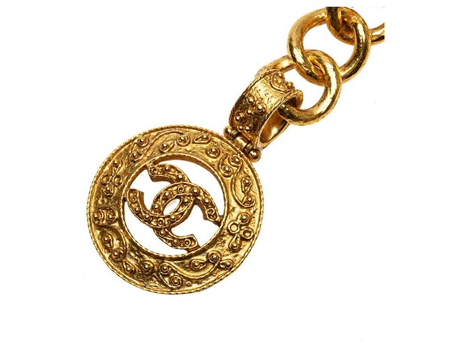 Timeless Vintage Chanel vergoldeter Kettengürtel Golden - Ansicht 2