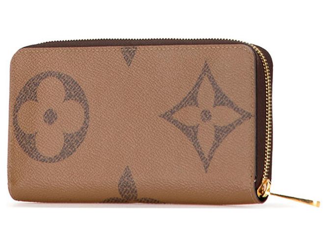 Louis Vuitton Monogram Giant Reverse Langbörse Braun - Ansicht 2