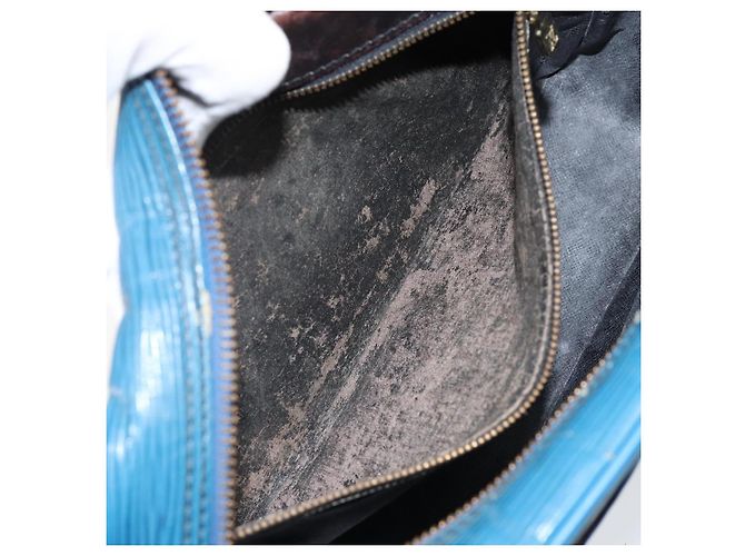 LOUIS VUITTON Bolsa de Ombro Epi Trocadero 27 Azul M52315 LV Auth 142606 - vista 11
