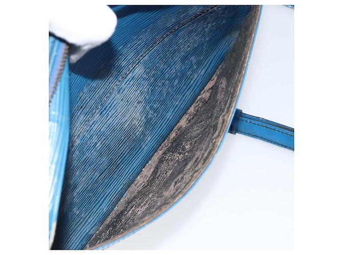 LOUIS VUITTON Bolsa de Ombro Epi Trocadero 27 Azul M52315 LV Auth 142606 - vista 22