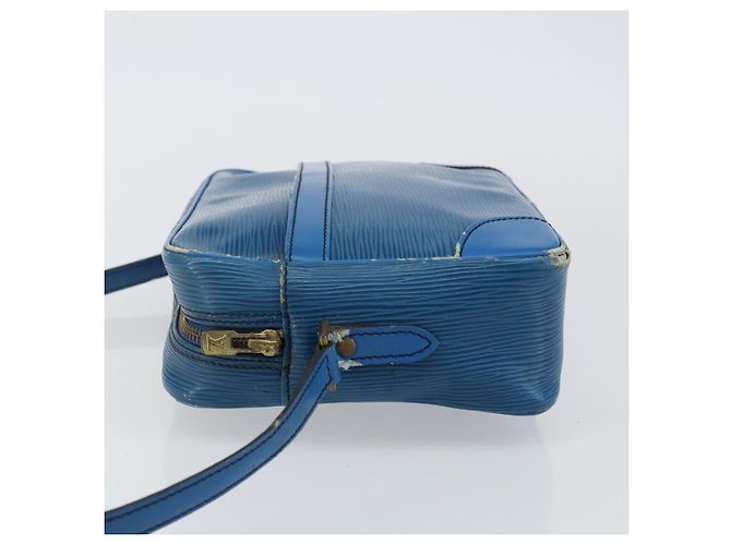 LOUIS VUITTON Bolsa de Ombro Epi Trocadero 27 Azul M52315 LV Auth 142606 - vista 4