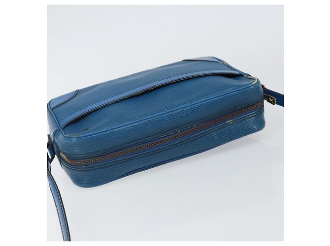 LOUIS VUITTON Bolsa de Ombro Epi Trocadero 27 Azul M52315 LV Auth 142606 - vista 6